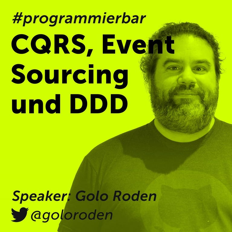 Ddd Event Sourcing Und Cqrs Mit Golo Roden Von The Native Web