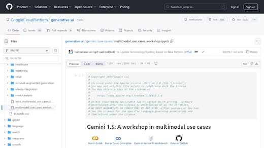 Gemini 1.5: A workshop in multimodal use cases