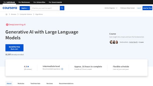 Generative AI with LLMs - DeepLearning.AI Kurs