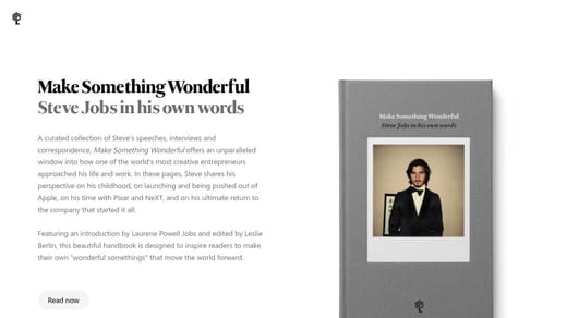 Make Something Wonderful, Steve Jobs in his own words