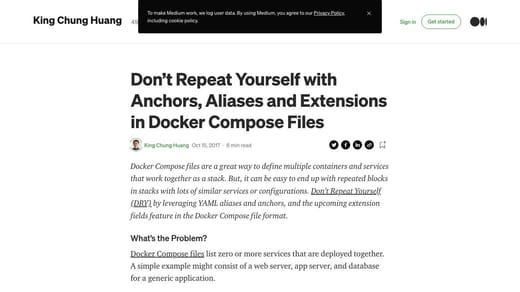 Yaml Anchors Und Aliase