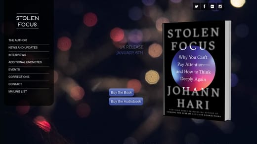 „Stolen Focus“ von Johann Hari