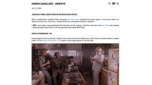 Jurassic Park computers in excruciating detail